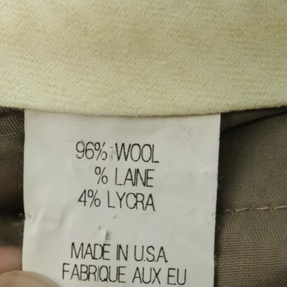 Theory Size 2 Gray Flat Front Hook Zip Straight Leg Wool Blend Dress Pants - Picture 4 of 6